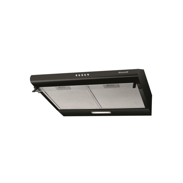 HOTTE VISIERE 60CM NOIR BRANDT - BHC9602B