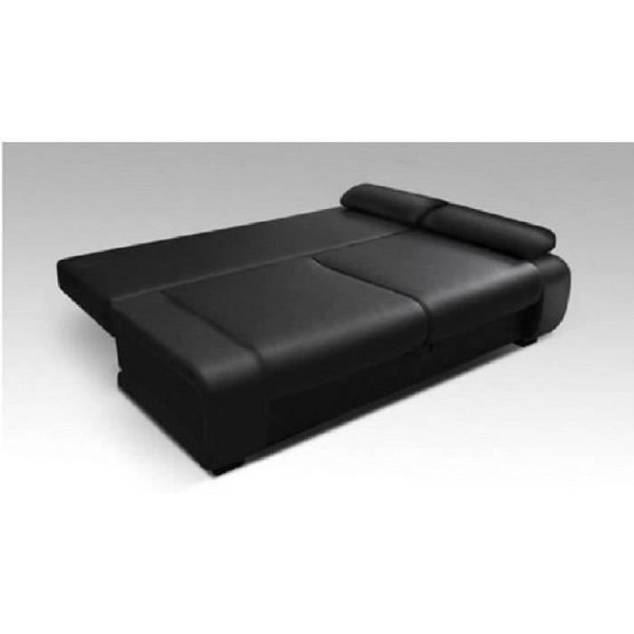 Canapé design convertible billy gris blanc