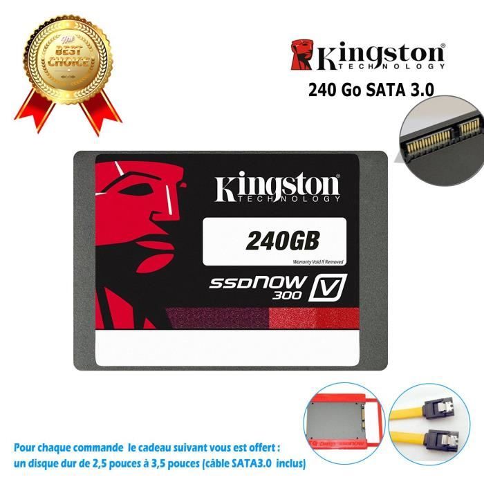 Kingston SSDNow V300 - Disque Flash Interne - 240 Go