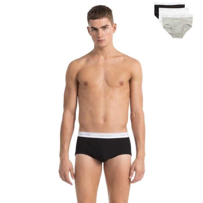 Vêtements Homme Vêtements Intérieurs Calvin Klein Cotton Classics Brief 3 Pack