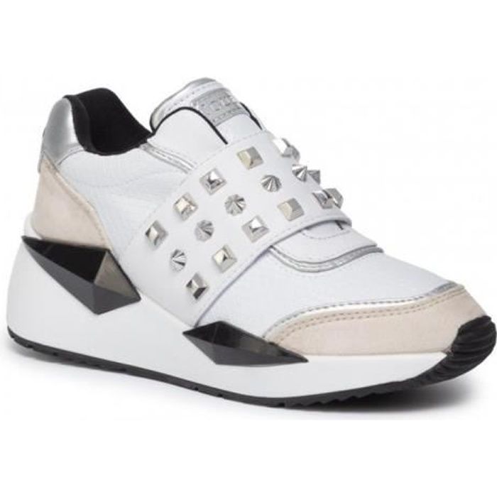 Guess Baskets Femme FL8TILELE12 Tinsel Blanc - Taille - 37 EU