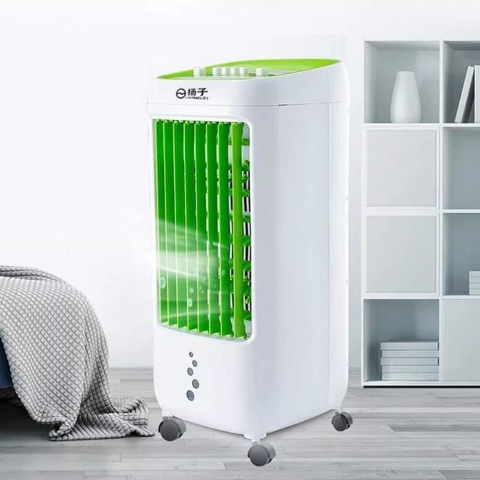 STOEX Climatiseur Portable - New Mini Climatiseur Mobile Refroidisseur d'air Portable Rafraichisseur d'air Et Ventilateur Vert