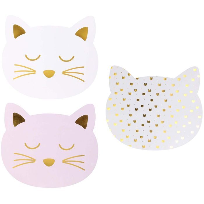 Set de table en PVC Chat (Lot de 3)