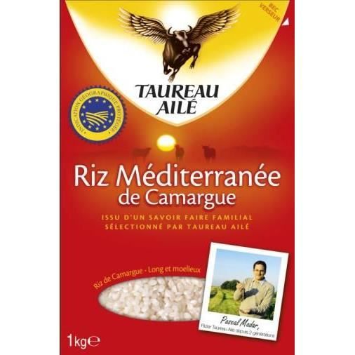 TAUREAU AILE - Riz Méditerranée de Camargue 1KG