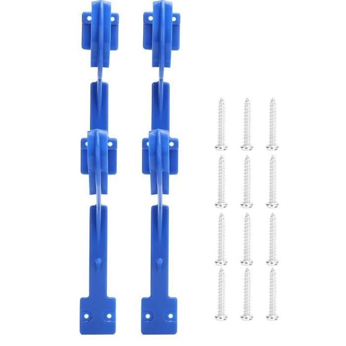 2 Crochets De Suspension Pour Équipement De Piscine - Plastique ABS, Avec Vis