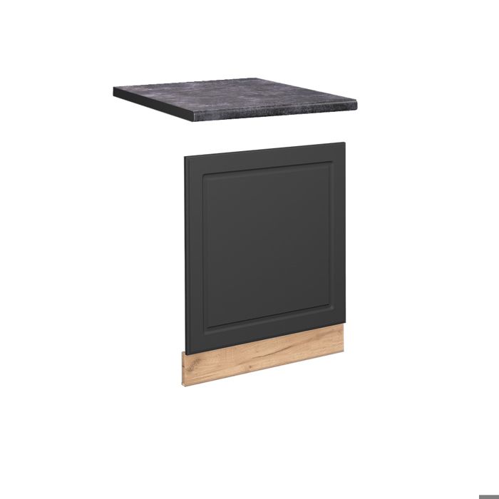 Façade Fame-Line 60cm PT Anthracite Anthracite-or/Chêne de force doré Vicco 46462