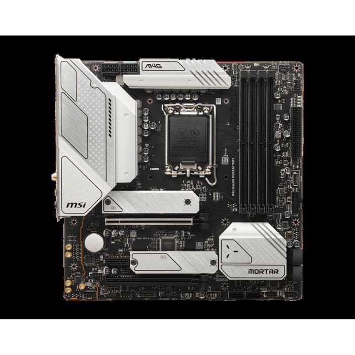 Carte mère MSI MAG B660M MORTAR WIFI DDR4 SDRAM Intel B660 LGA 1700 4xDDR4 SDRAM 128 Go Micro ATX - Msi