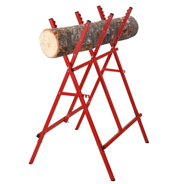 Froadp Chevalet De Sciage Pliable En Acier - Support Scie Jusqu'à 150kg - Idéal Pour Tronçonneuse Et Scie à Main