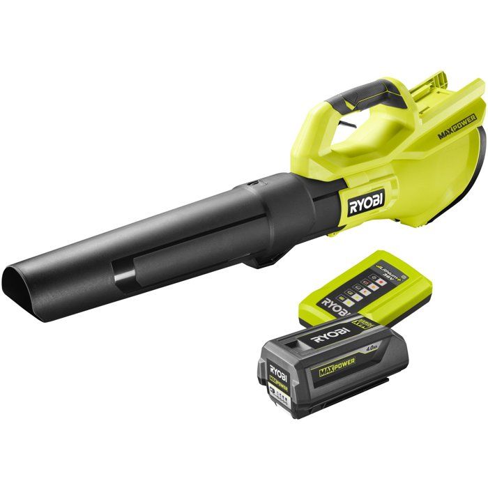 Souffleur Turbo Jet 36V RYOBI Soufflerie 193 kmh Batterie 4 0Ah Chargeur RY36BLB 140 - vue 1