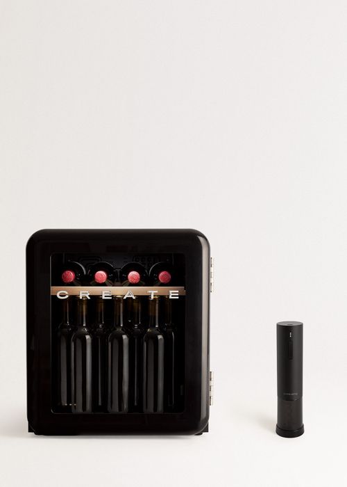 Cave à vin rétro - Create - 12 45 ou 76 bouteilles - Température réglable - Éco responsable - Create