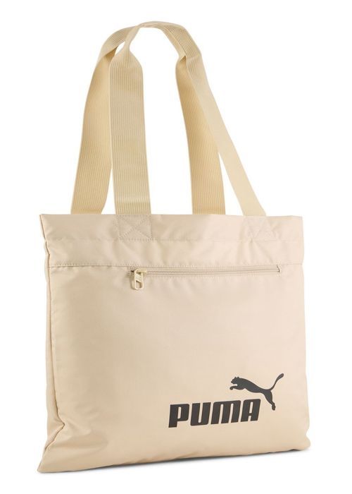 PUMA Sac à épaule kaki pour femme et homme - Puma Phase Packable Tote Bag Toasted Almond 297858