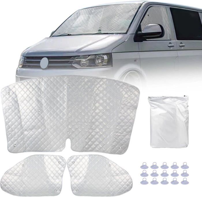Tapis De Sol Velours Noir Pour VW T5, T6, T6.1 - Kit Avant Gauche/droit 100% Adapté