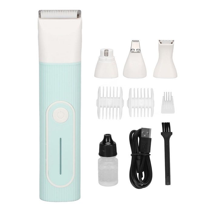 Meilleurs prix pour Kit de toilettage pour chien avec 4 têtes de lame tondeuse professionnelle pour pattes de chien tondeuse à poils avec poignée