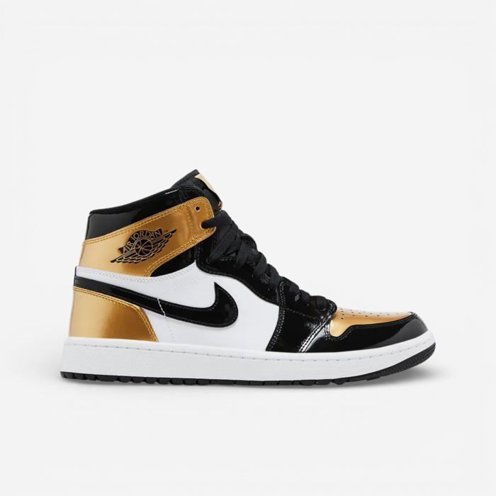 AIR JORDAN Jordan 1 Retro High Golf Patent Gold Toe