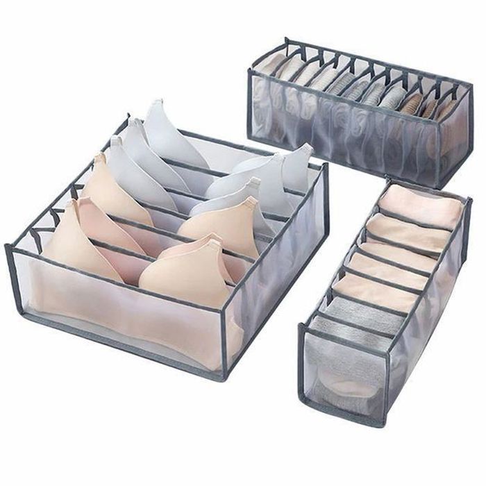 Boîte de Rangement de Sous-Vêtements pour lOrganisation des Tiroirs pour Soutien-Gorges Écharpes Chaussettes Diviseur pour Tiro