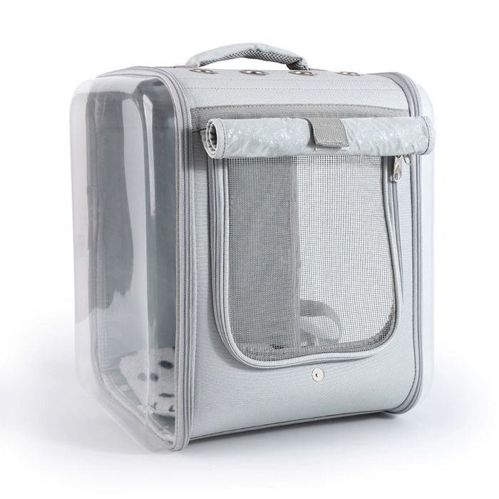Meilleurs prix pour Sac à dos pour chat - EINNENFFER - Grande capacité - Transparent - Respirant - Confortable