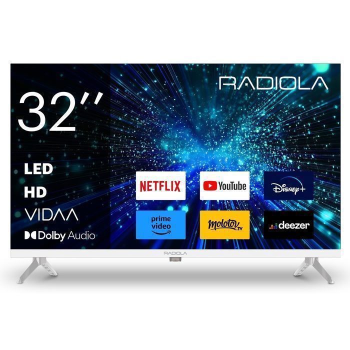 TV LED Intelligente Hisense 32" 4K - VIDAA, Wi-Fi, Bluetooth - Modèle A5600F - Neuf