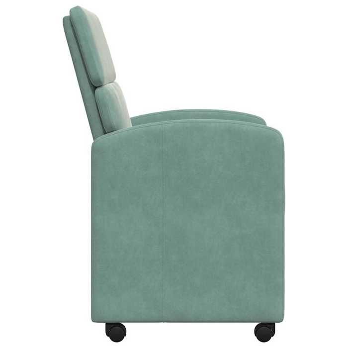TOP 2026 Chaises de Salle à Manger avec Roues 2 pcs - 2 PLACES - Meuble de cuisine - vert mer - 58x65x98 cm ccc1869