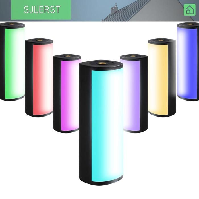 Bâton Lumineux Vidéo LED RVB, 600LUX Portable, Angle D'éclairage 120 ...