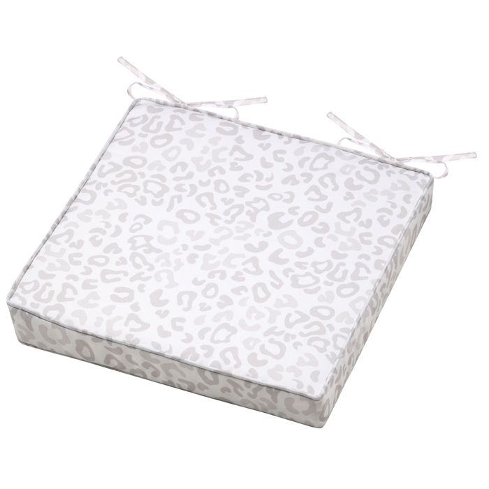 Galette de chaise léopard Beige 40x40 cm Galette de chaise léopard Beige 40x40 cm