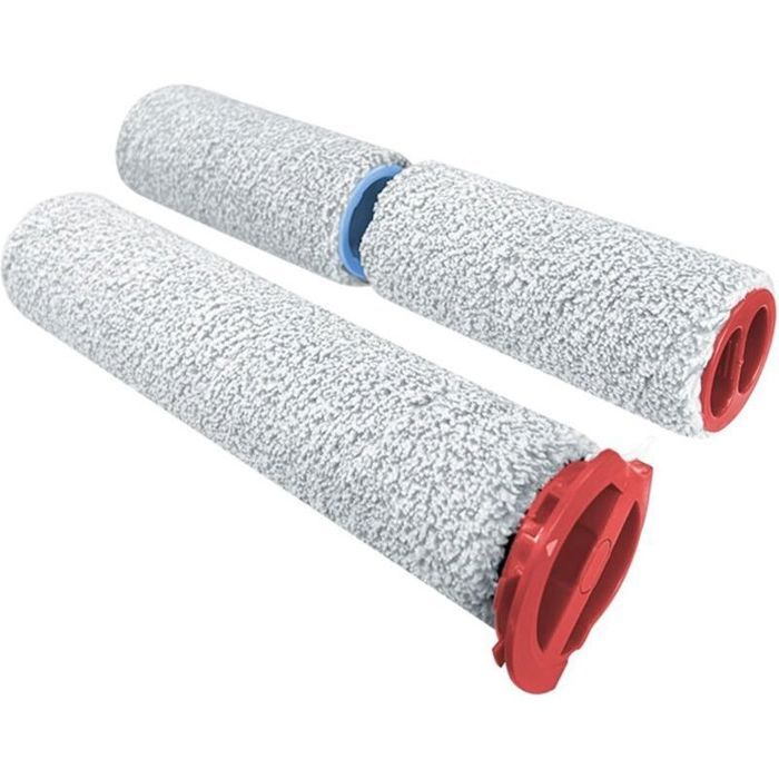 Kit daccessoires rouleaux - PZCC - Compatible Roborock Dyad Pro - 3 pièces (1 long + 2 courts) - Microfibre & nylon - Remplacement