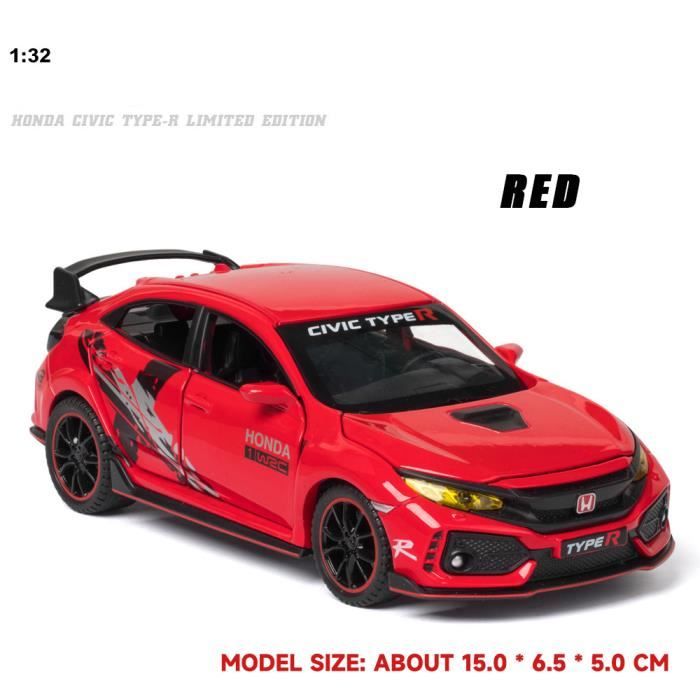 Voiture Miniature Porsche GT3RS 1/32 Alliage - Voiture Jouet Avec Lumière, Son, Traction Arrière Et Portes Ouvrantes - Noire