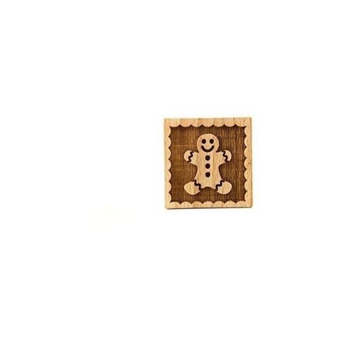 PATISSE - Tampon à biscuits carré - motif Gingerman