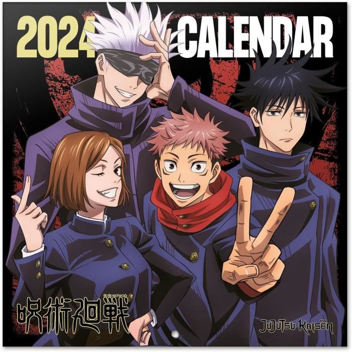 Calendrier anime 2024, calendrier manga personnalisé 2024, agenda HQ  personnalisé anime, art mural, affiche à accrocher au mur -  France