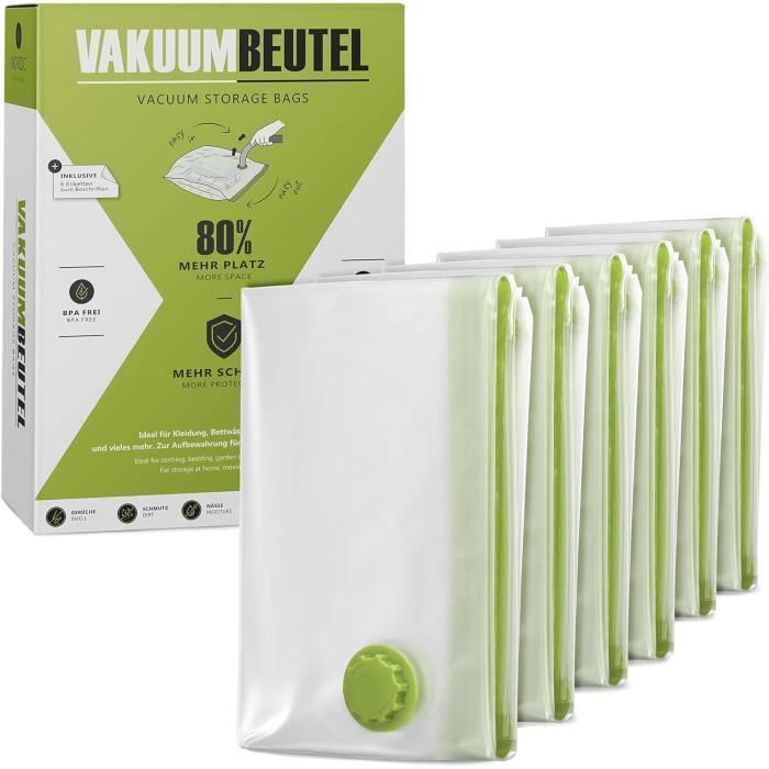 Sac Rangement Sous Vide Aspirateur Taille L 80 X 60Cm Sans