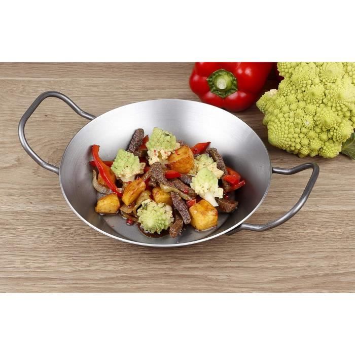 Mini Casserole Inox 500 Ml Avec Poignées Bois – Poêlon Sauce Beurre Induction – Petit Pot Lait Chocolat Café – Tous Feux