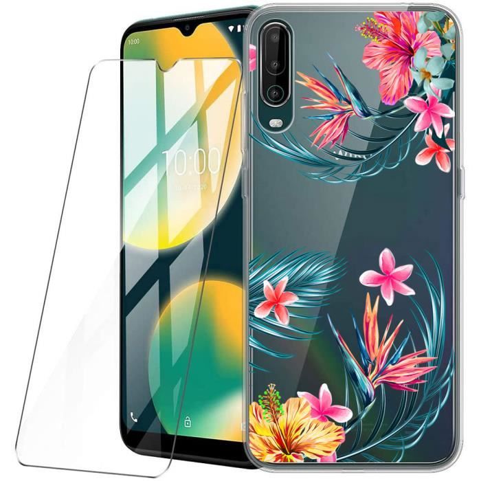 Coque Wiko View 4 Lite Transparent Verre trempe Protection ecran Souple Silicone Protection pour Wiko View 4 Lite R210 Cdiscount Telephonie