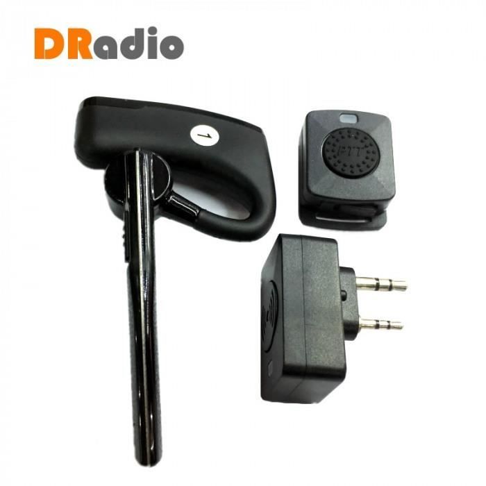 SeaStart Écouteurs sans Fil Walkie Talkie Bluetooth pour Motorola Kenwood Casque Baofeng UV-5R UV-82 Casque Baofeng Accessoires 