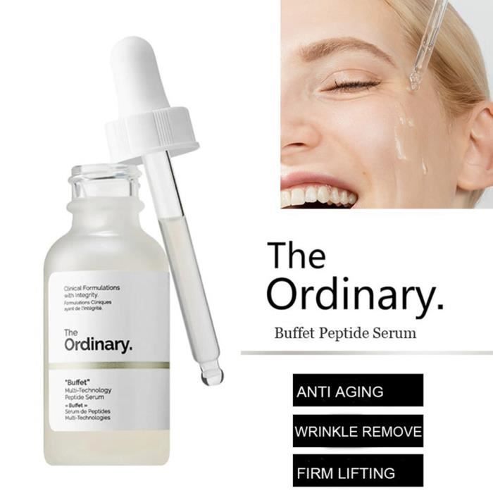 The Ordinary buffet peptide sérum antiâge lifting 30 ml Cdiscount Au quotidien