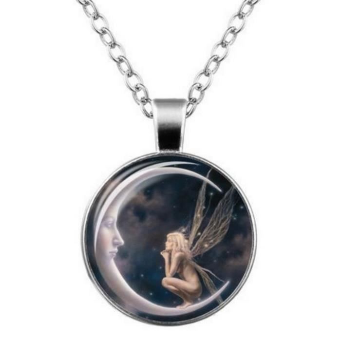 collier lune et fée collier lune et fée