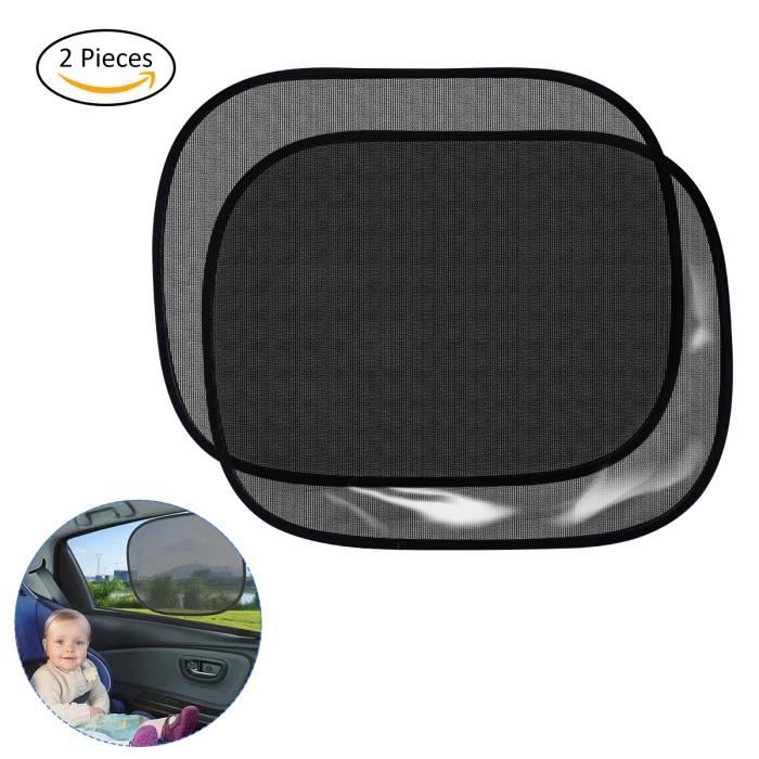 Depory 2pcs Pare-Soleil Voiture Pour Vitres Auto Installation Facile Protection Uva Maximale Pour BéBéS Enfants et Animaux Domestiques 