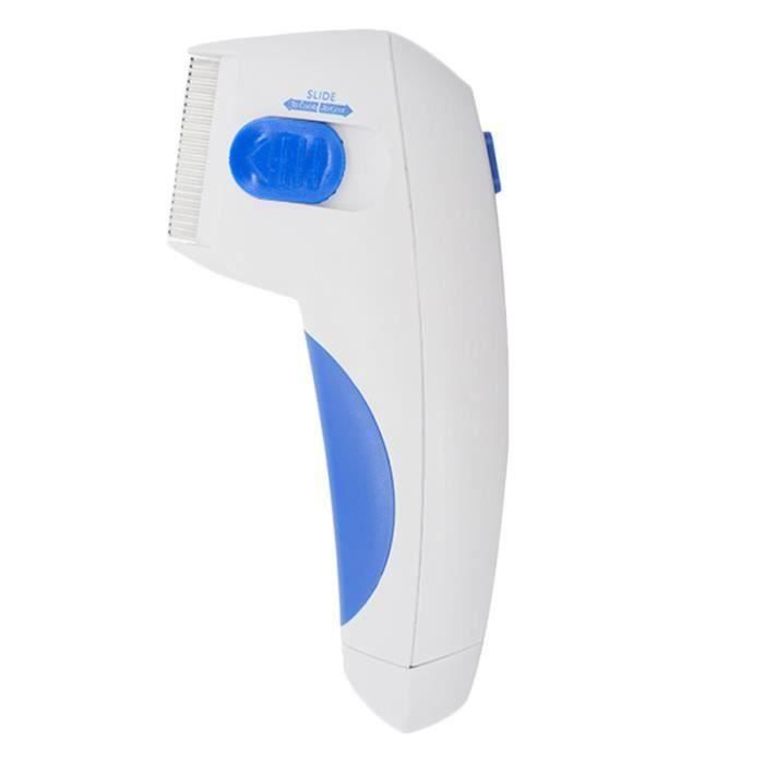 WST Éliminateur de poux électrique Peigne pour chat Élimination des Fourniture de puces pour chien Brosse PEIGNE ANTI-POUX ELECTR