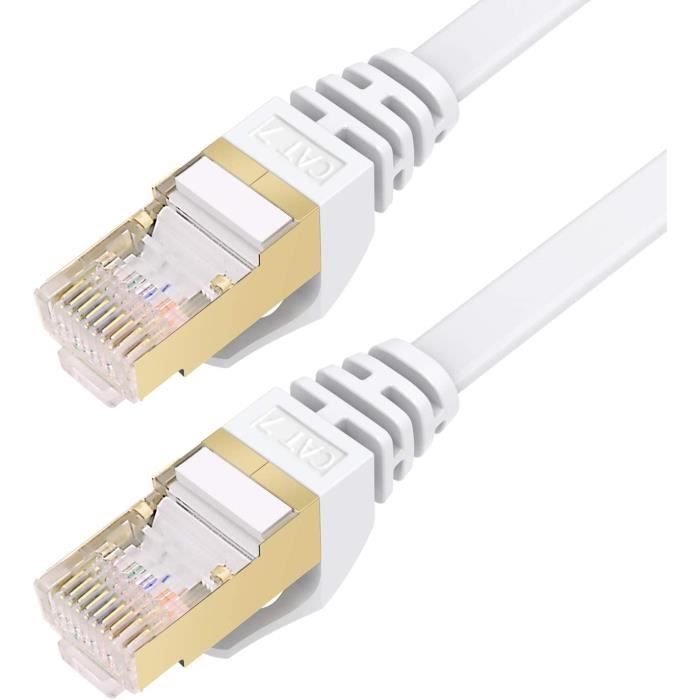 Cavo Ethernet Cat 8 BUSOHE 10m - 40Gbps, 2000MHz, Piatto E Flessibile | Per Gaming E Rete Casa - Foto 5