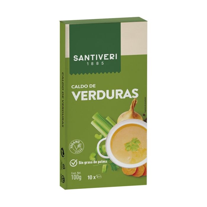 SANTIVERI - Bouillon de légumes 10 unités de 100g