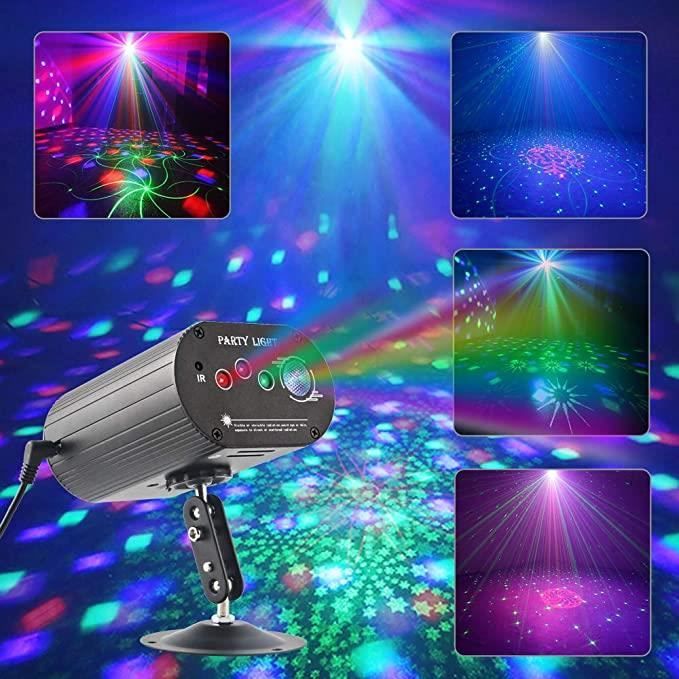 Lampe Spider LED RGBW 8 Têtes - Effets Moving Head 540° - Contrôle DMX/musique - Club/bar/fête