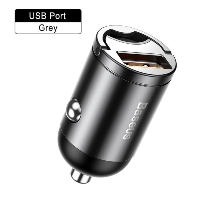 Chargeur Allume Cigare Baseus Multifonctions / 2 Ports USB