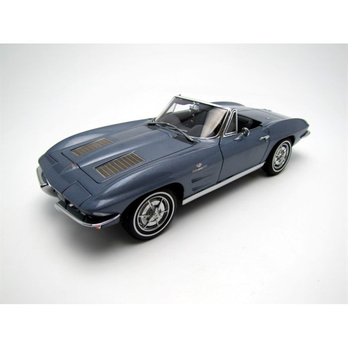 Chevrolet Corvette Stingray 1959 AUTOart 1/18 - Miniature Gris Métal - Occasion