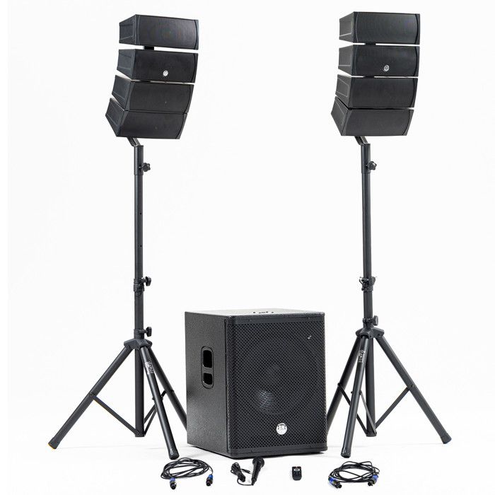 Pack Sonorisation DJ Complet BM Bmsonic BMS 12 ARRAY BT MKII, 1000W