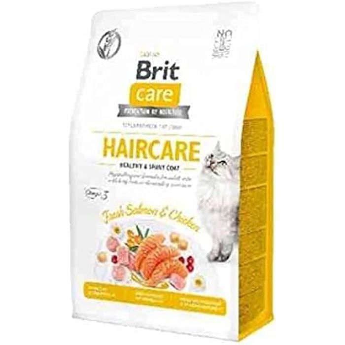 Comparer les prix de Aliments humides pour Chats VAFO PRAHA s.r.o. Brit Care Cat Haircare 400g Sain et Shiny Coat GF