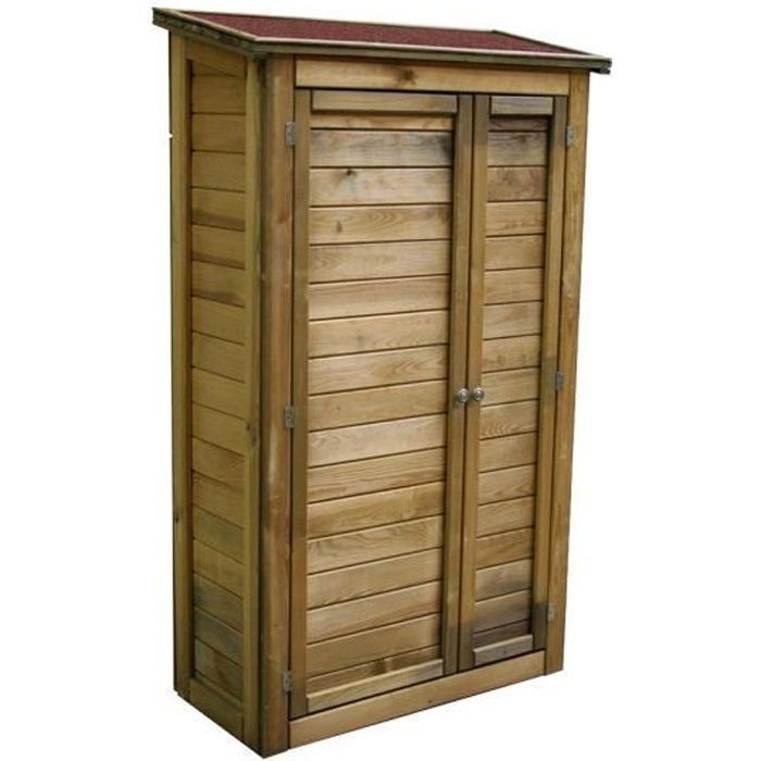 Armoire De Rangement En Bois Lisboa Grand Modele Achat Vente