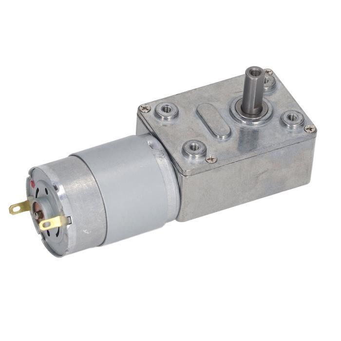 Moteur Réducteur à Vis Sans Fin 5840-555 - 12V/24V, 12-470 Tr/min, Couple Jusqu'à 70 Kg.cm