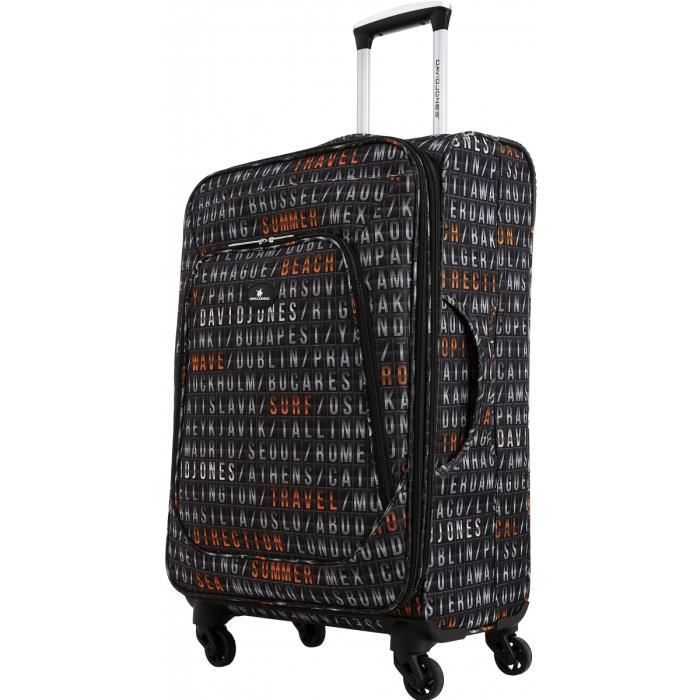 Valise Souple extensible David Jones Taille M 67 cm AFFICHAGE