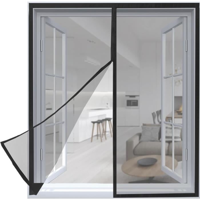 Moustiquaire De Porte Aimantée 170 X 155 Cm, Rideau Automatique