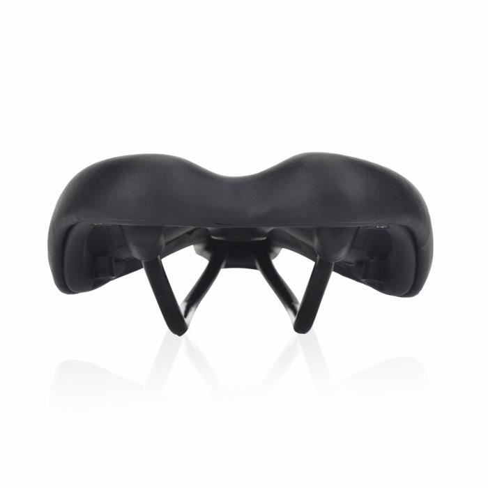 Selle De Vélo Confortable SQATDS - En PU Souple, Taille 27,5x14,5 Cm - Pour VTT, Route, Ville - 7