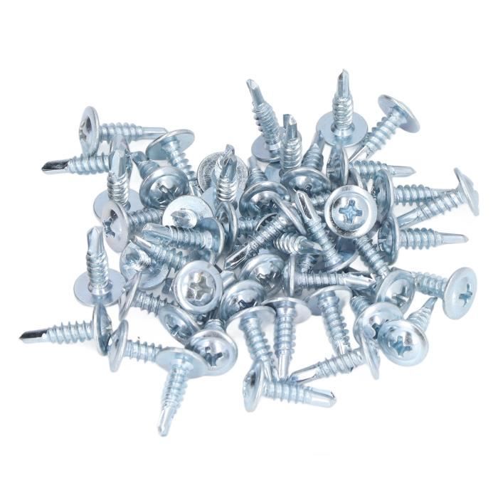 VBA Vis bois agglo Poelier tête ronde large TRL 7X80 Filetée sur 50