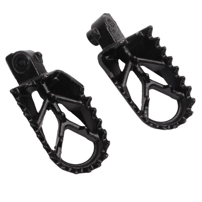 QWORK – Paire De Repose-pieds De Vélo, Pédales Arrière Pliables, Acier Universel Pour Vélo Adulte/enfant